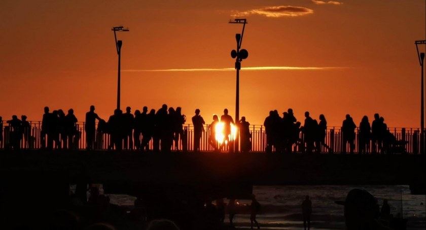 Pogoda w Kołobrzegu , Pogoda morzem sierpnia - zdjęcie, fotografia