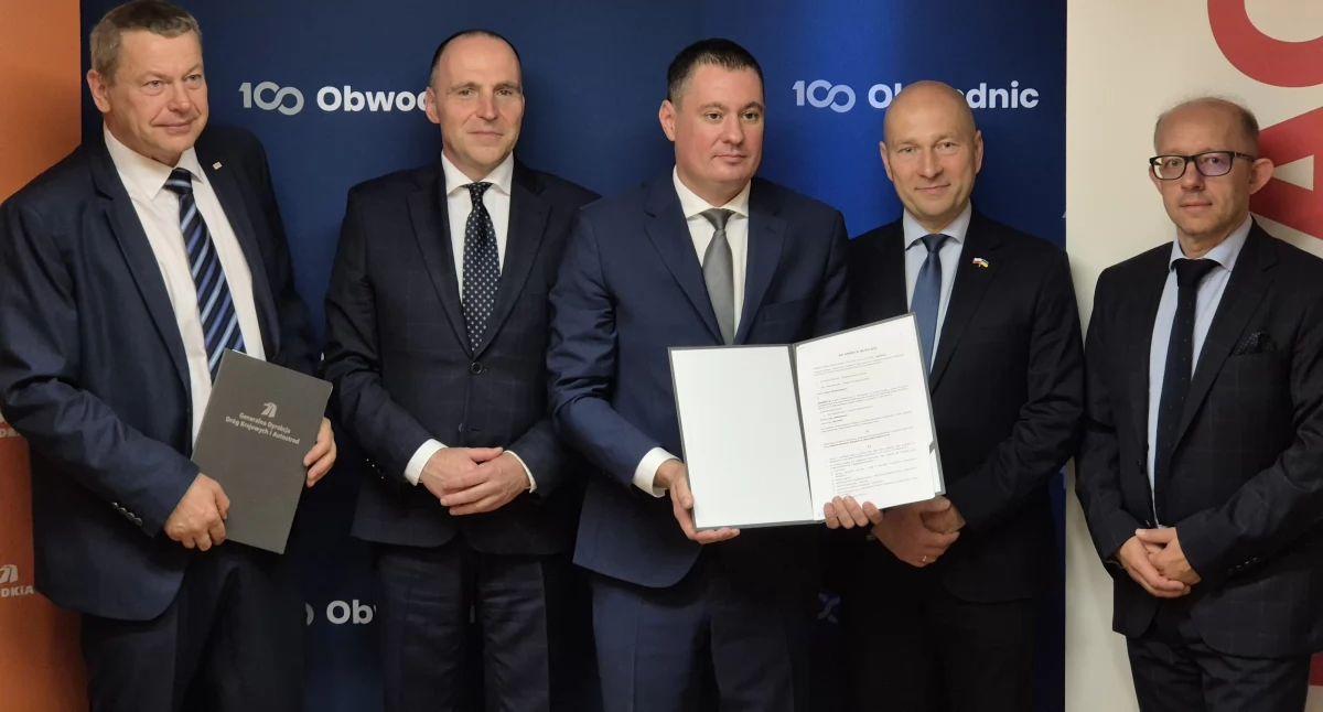 Inwestycje, Powstanie kolejna obwodnica regionie Podpisano umowę wykonawcą - zdjęcie, fotografia