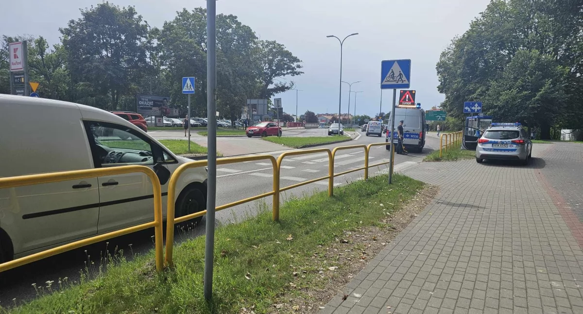 Wypadki drogowe, potrącenia pieszych samym czasie Wzmożony Kołobrzegu - zdjęcie, fotografia