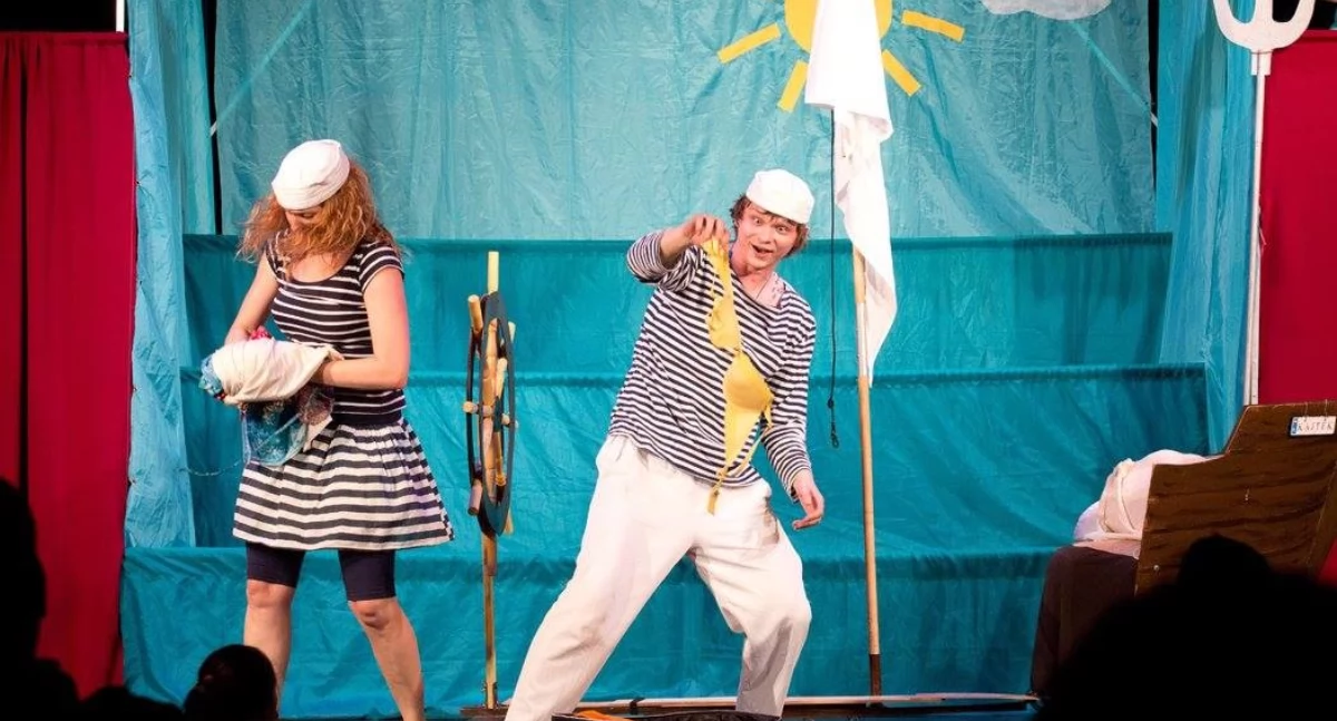 Teatr , Morskie Opowieści scenie plenerowej - zdjęcie, fotografia