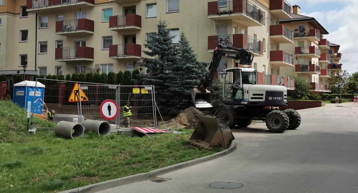 Inwestycje, Remont drogi osiedlu Europejskim - zdjęcie, fotografia