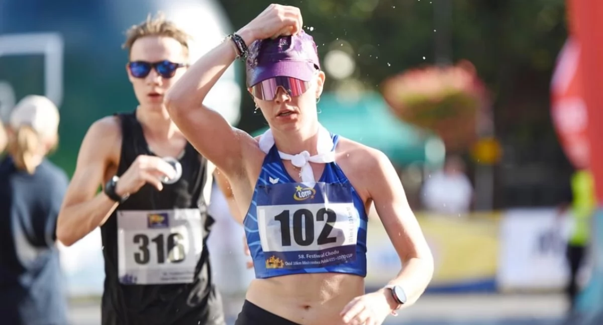 Lekkoatletyka, Kinga Waleriańczyk wicemistrzynią Polski - zdjęcie, fotografia