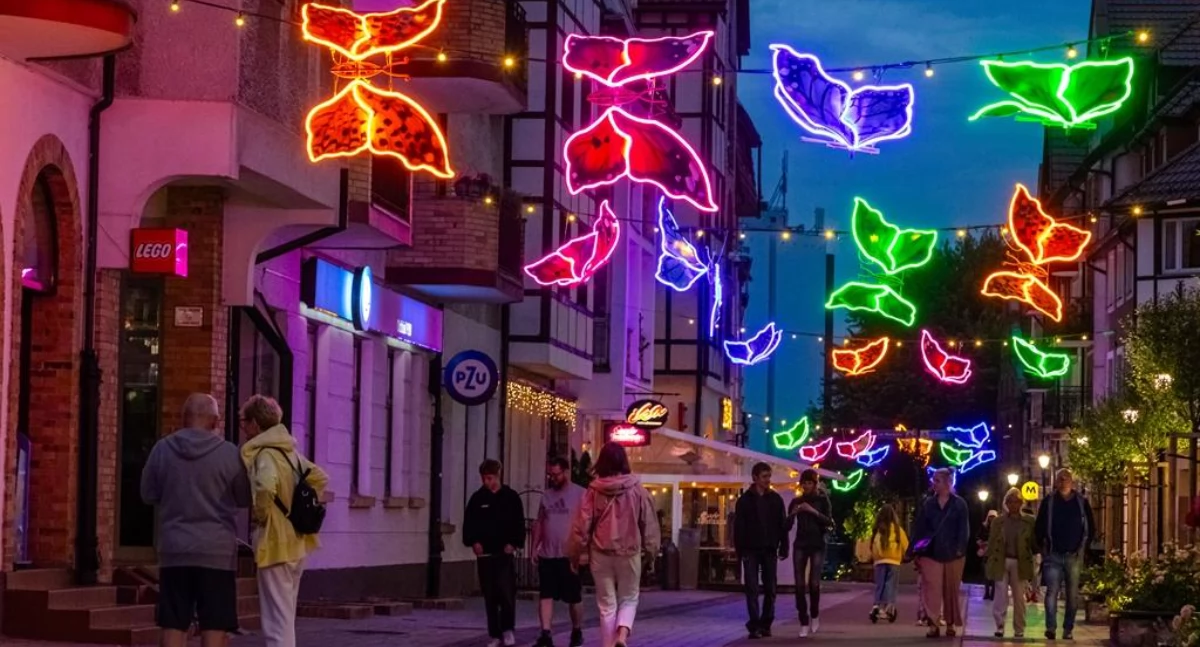 Wiadomości, Świetlne motyle zaraz znikną możliwe wrócą Miasto zastanowi formą iluminacji [zdjęcia] - zdjęcie, fotografia