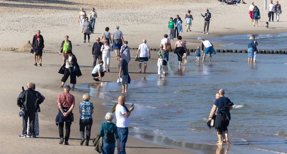 Pogoda w Kołobrzegu , Pogodny weekend morzem kiedy będzie słonecznie - zdjęcie, fotografia