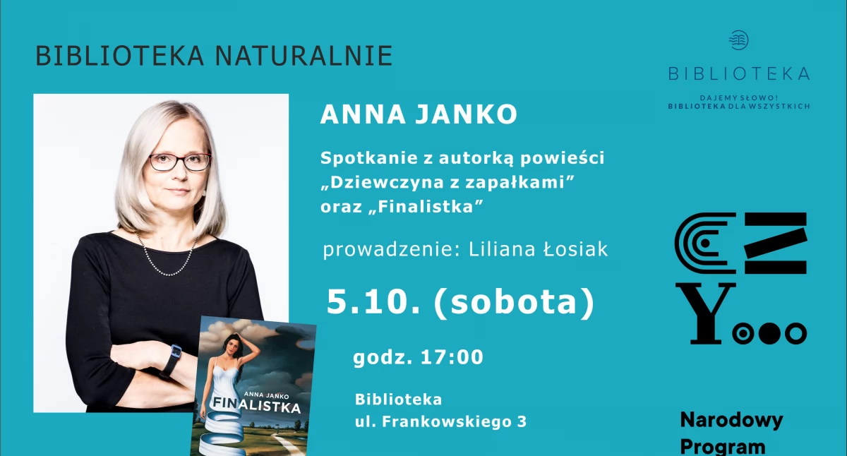 Biblioteka, Autorka bestsellera „Dziewczyna zapałkami” odwiedzi Kołobrzeg - zdjęcie, fotografia