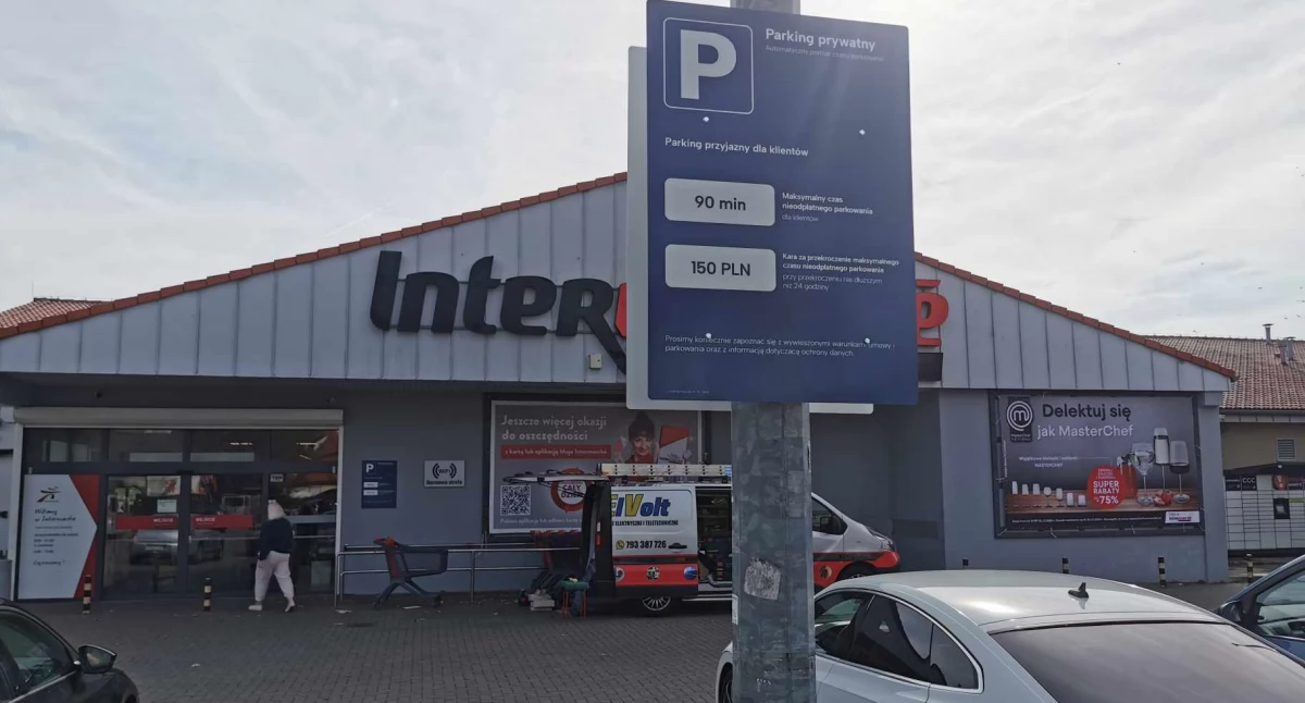 Wiadomości, Kolejny market wprowadza ograniczenia postoju Wysoka opłata przekroczenie limitu - zdjęcie, fotografia