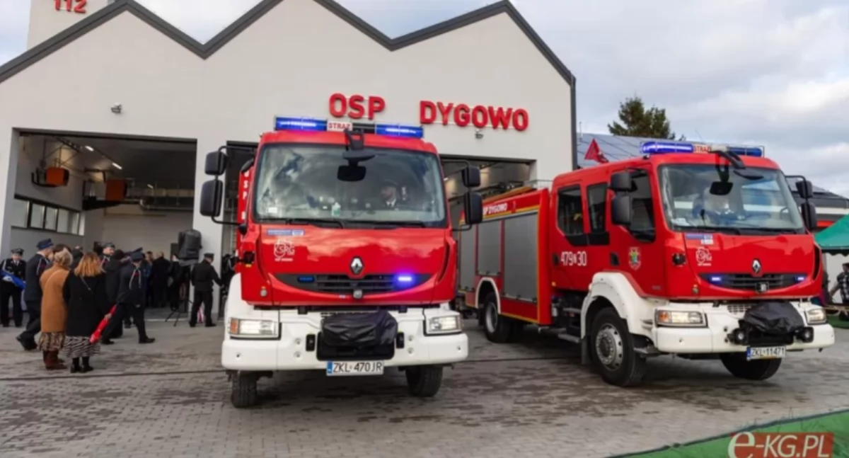 Wiadomości, umowa unijna dotacja strażacki Dygowo - zdjęcie, fotografia