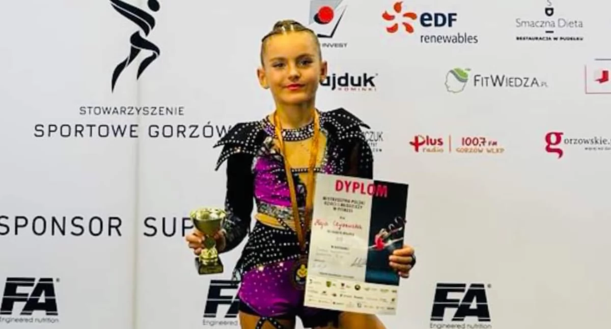 Wiadomości, Kolejne sukcesy naszego miasta Czyżewska drugą wicemistrzynią Polski - zdjęcie, fotografia