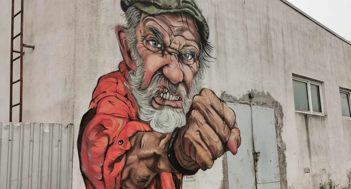 Wiadomości, Murale Porcie Rybackim Kołobrzegu zdjęcia - zdjęcie, fotografia