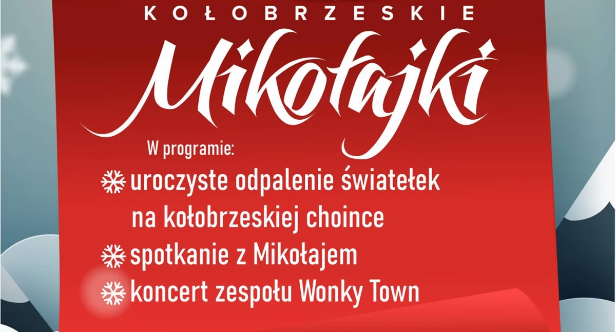 Wiadomości, Kołobrzeskie Mikołajki iluminacja miejskiej choinki piątek - zdjęcie, fotografia