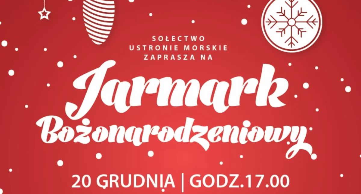 Wiadomości, Ustronie Morskie grudnia zaplanowano Jarmark Bożonarodzeniowy - zdjęcie, fotografia