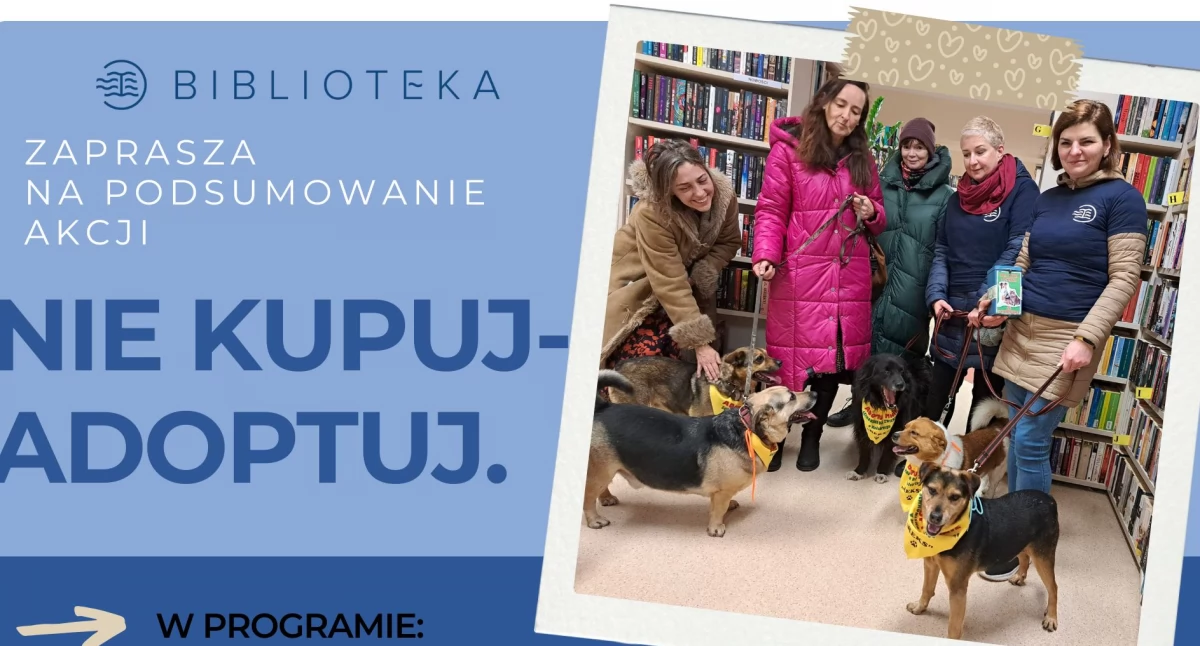 Biblioteka, kupuj Adoptuj Finał akcji koncert - zdjęcie, fotografia