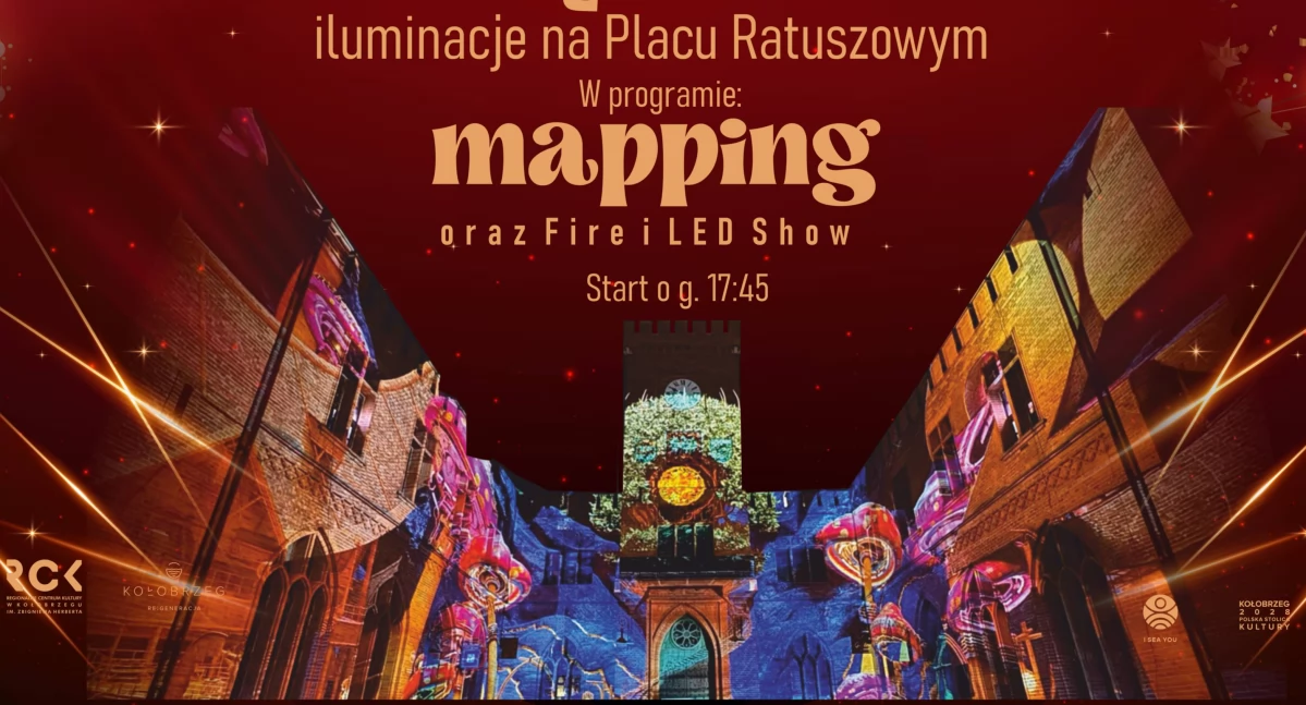 Wiadomości, Pierwszy pokaz mappingu Placu Ratuszowym - zdjęcie, fotografia