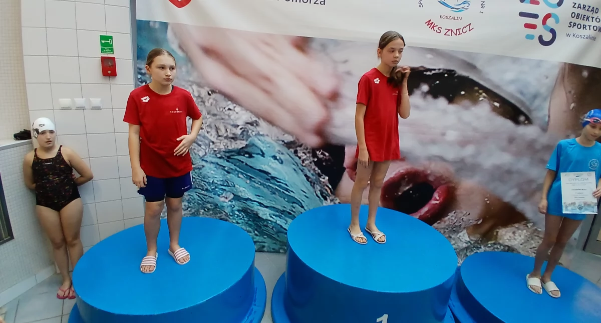 Pływanie, Zostały multimedalistkami mistrzyniami województwa - zdjęcie, fotografia