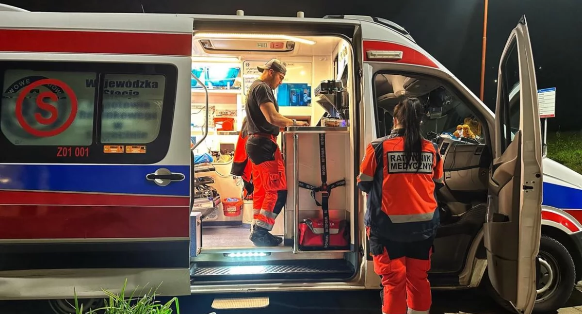 Wiadomości, Początek pracowity medyków interwencje zespołów ratownictwa - zdjęcie, fotografia