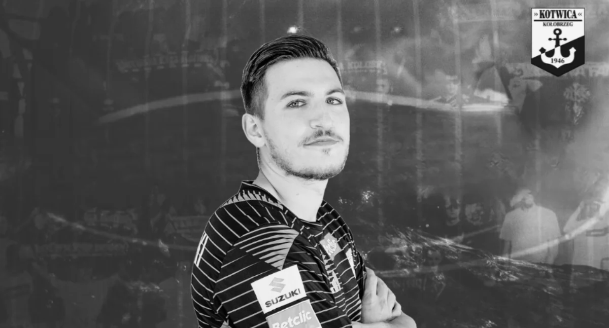 Wiadomości, żyje zawodnik Kotwicy Kolobrzeg Aleksander Biegański miał - zdjęcie, fotografia