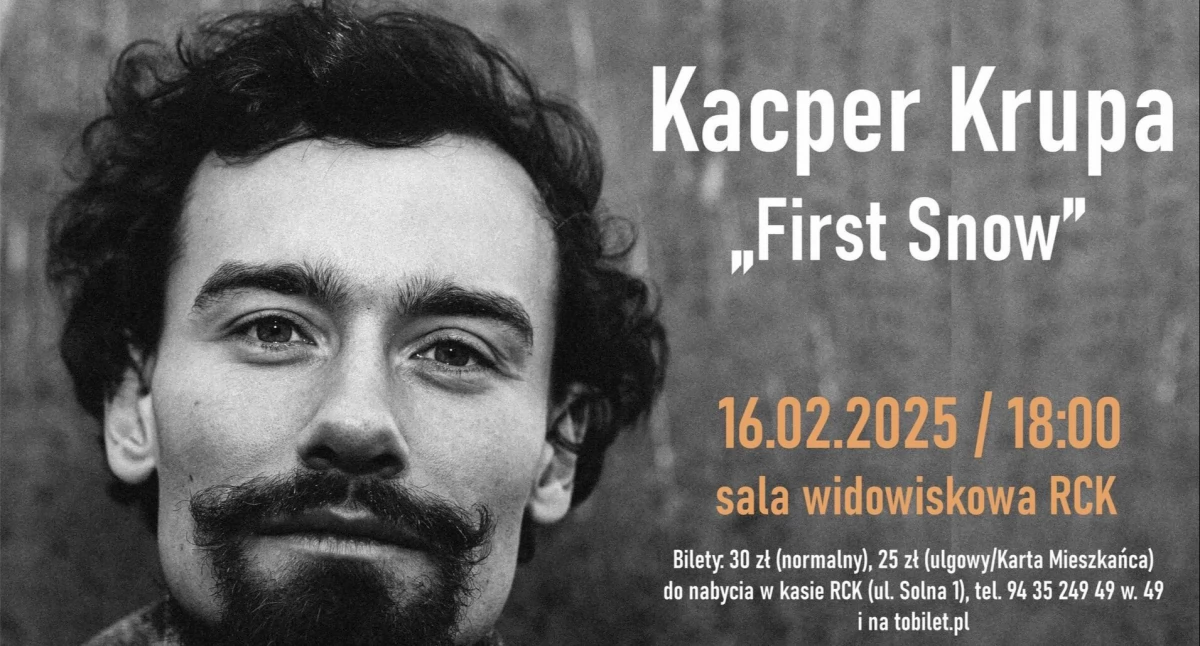 Koncerty, Muzyczna podróż pełna zimowych wspomnień Kacper Krupa koncertem Kołobrzegu - zdjęcie, fotografia