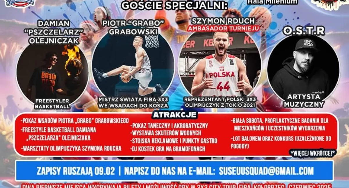 Wiadomości, Koszykarski Turniej marcu Jedną atrakcji koncert - zdjęcie, fotografia