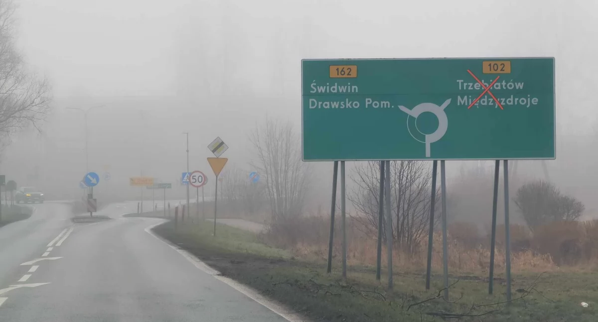 Wiadomości, Droga stronę Międzyzdrojów została zamknięta Utrudnienia ruchu przyszłego - zdjęcie, fotografia