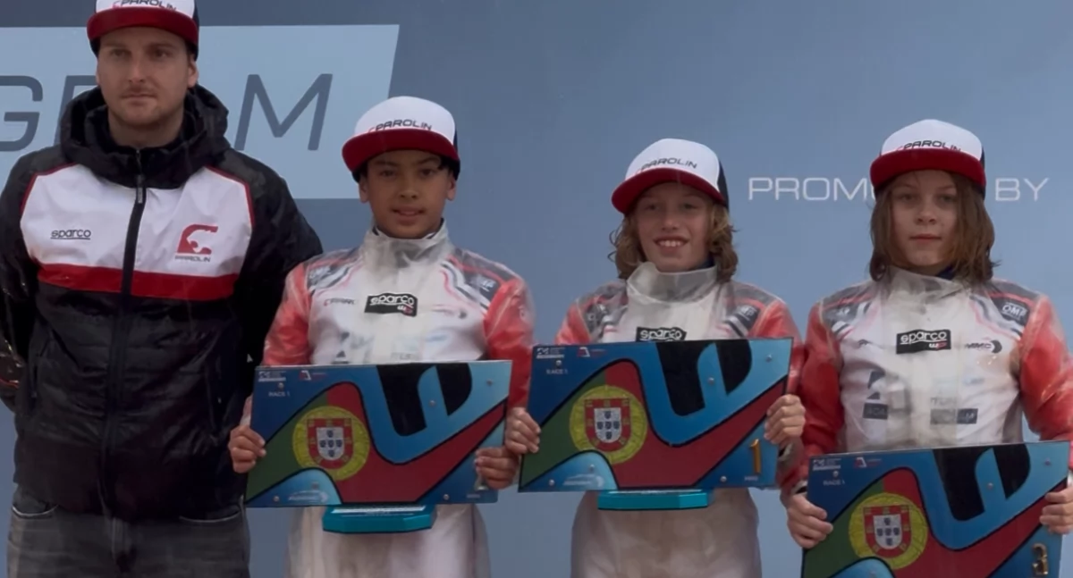Wiadomości, letni kartingowiec podium międzynarodowych zawodach - zdjęcie, fotografia
