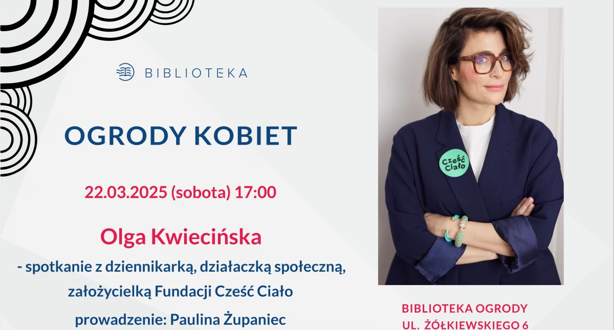 Biblioteka, Założycielka Fundacji Cześć Ciało odwiedzi Kołobrzeg - zdjęcie, fotografia