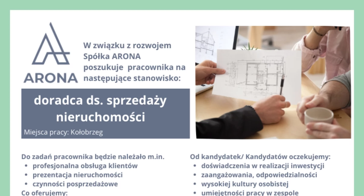 Wiadomości, Dołącz zespołu Spółki Arona! - zdjęcie, fotografia