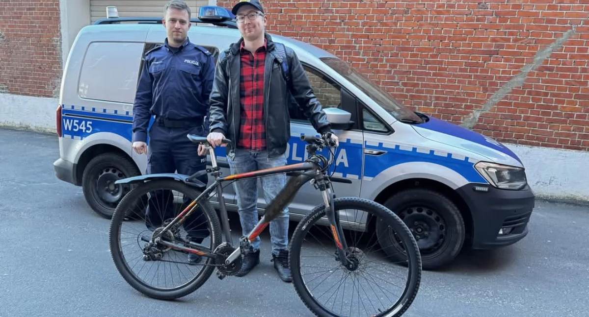 Kronika policyjna, Zaskakujący finał kradzieży roweru właściciel odzyskał jednoślad zanim zdążył zgłosić kradzież - zdjęcie, fotografia