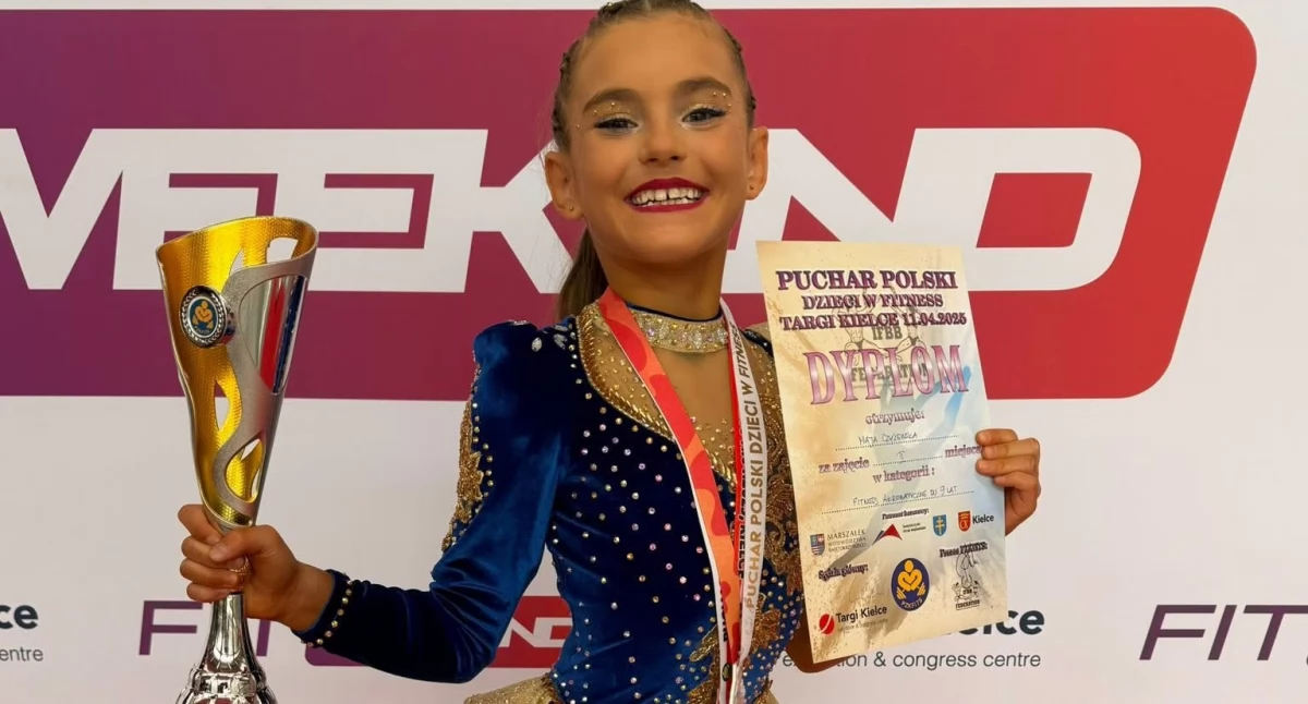 Inne Sporty, Czyżewska druga Pucharze Polski Zdobyła kwalifikację Mistrzostw Świata Dzieci Fitness - zdjęcie, fotografia