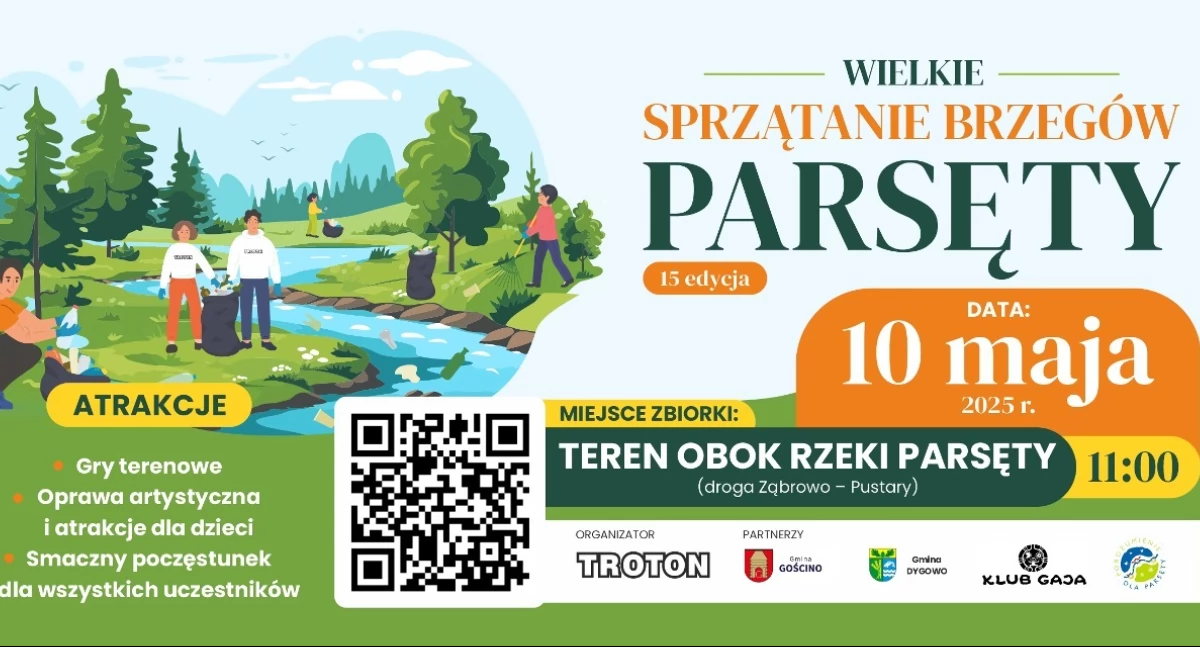 Wiadomości, Wielkie Sprzątanie Brzegów Parsęty powrót latach atrakcjami - zdjęcie, fotografia