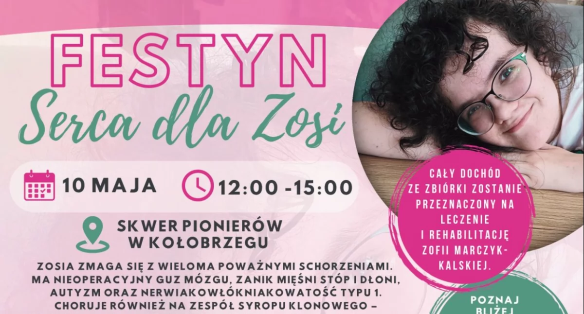 Wiadomości, Kolejny festyn charytatywny Skwerze Pionierów razem leczenie Zosi! - zdjęcie, fotografia