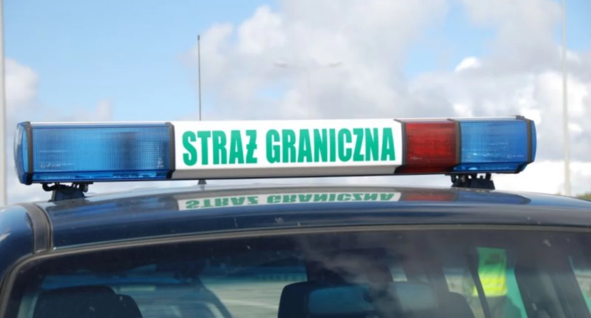 Straż Graniczna, Straż graniczna zatrzymała nietrzeźwego kierowcę - zdjęcie, fotografia