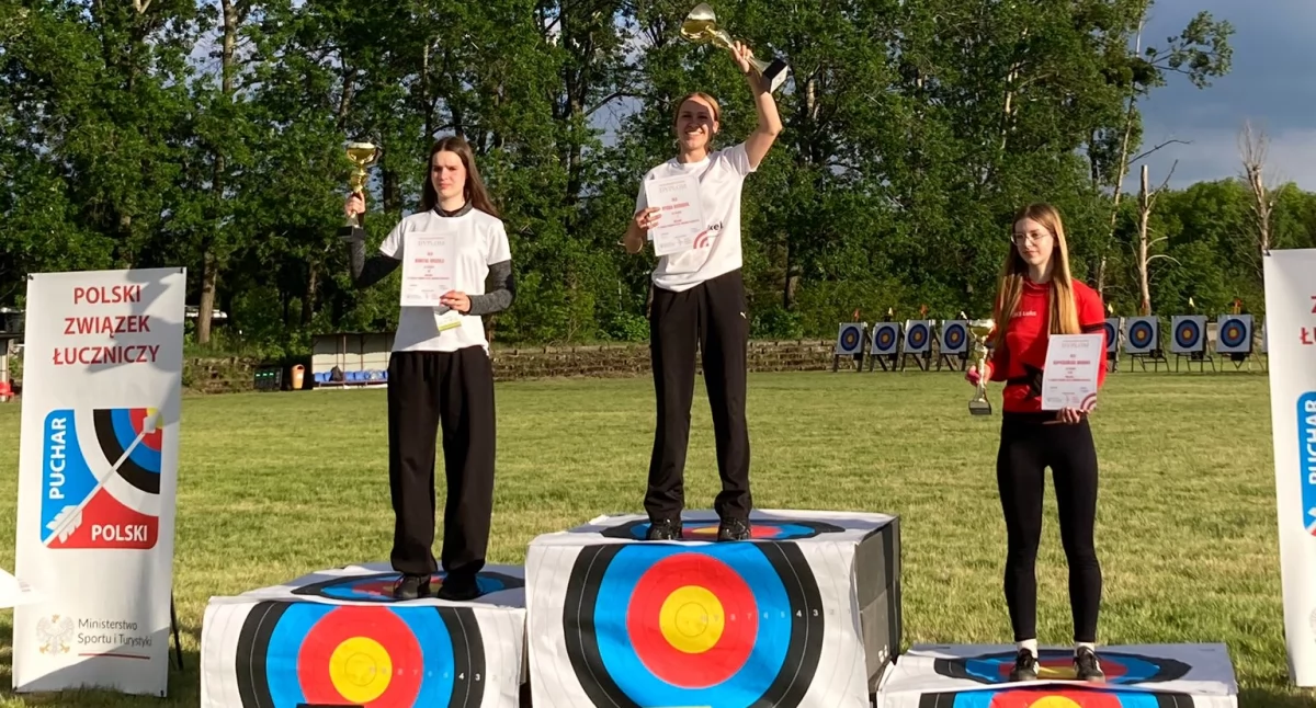 Łucznictwo, Fenomenalny start Barbara Rybka triumfuje rundzie Pucharu Polski - zdjęcie, fotografia