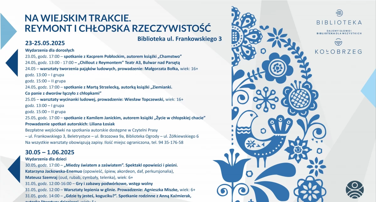Biblioteka, wieczory jedno doświadczenie Kołobrzeska biblioteka zaprasza spotkań - zdjęcie, fotografia