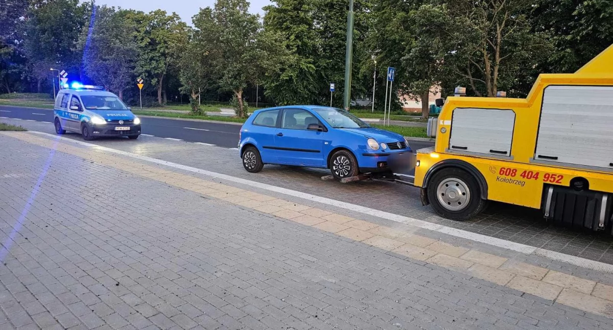 Kronika policyjna, Kolejny kierowca prowadzący spożyciu alkoholu - zdjęcie, fotografia