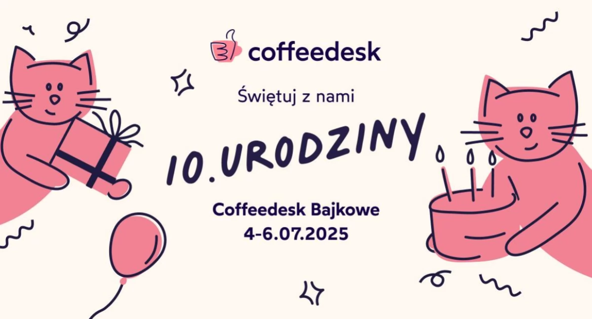 Wiadomości, Coffeedesk Bajkowe świętuje urodziny! kawowych atrakcji Kołobrzegu - zdjęcie, fotografia