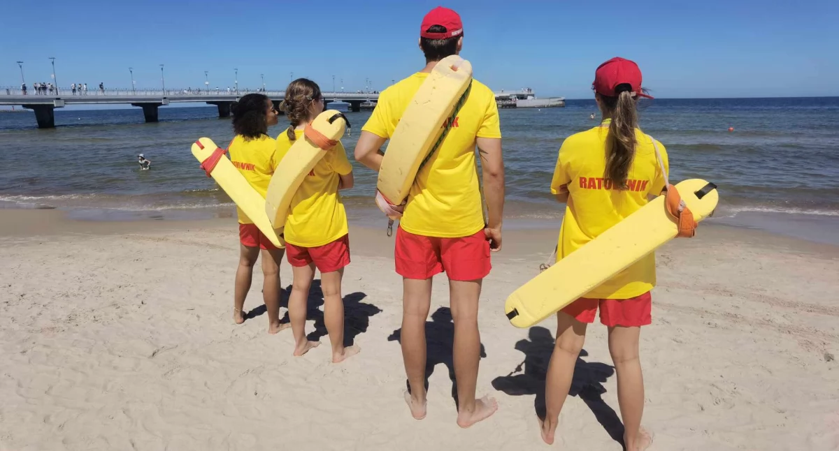 Wiadomości, Ruszył sezon Bałtykiem godzinach plaże strzeżone lista kąpielisk - zdjęcie, fotografia
