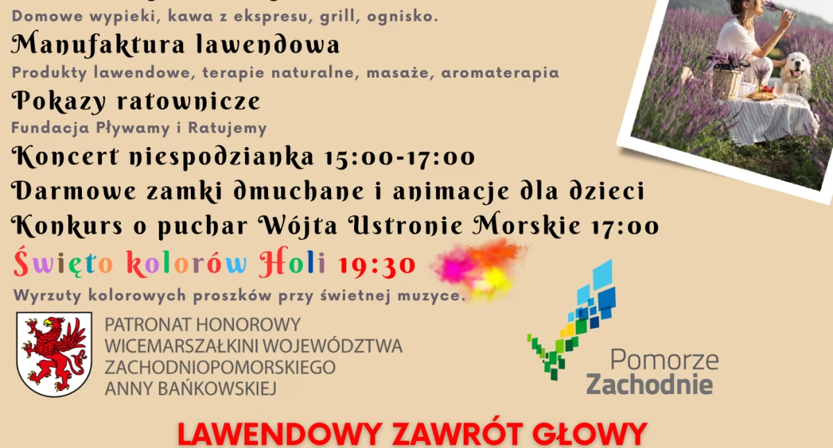 Wiadomości, lawendowej Rodzinna niedziela pełna atrakcji Ustroniu Morskim - zdjęcie, fotografia