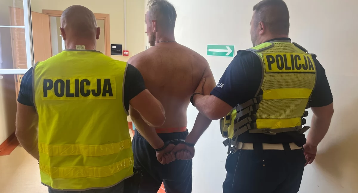Wiadomości, Uciekał przed policją ukrył lesie latek zatrzymany kilku godzinach obławy - zdjęcie, fotografia