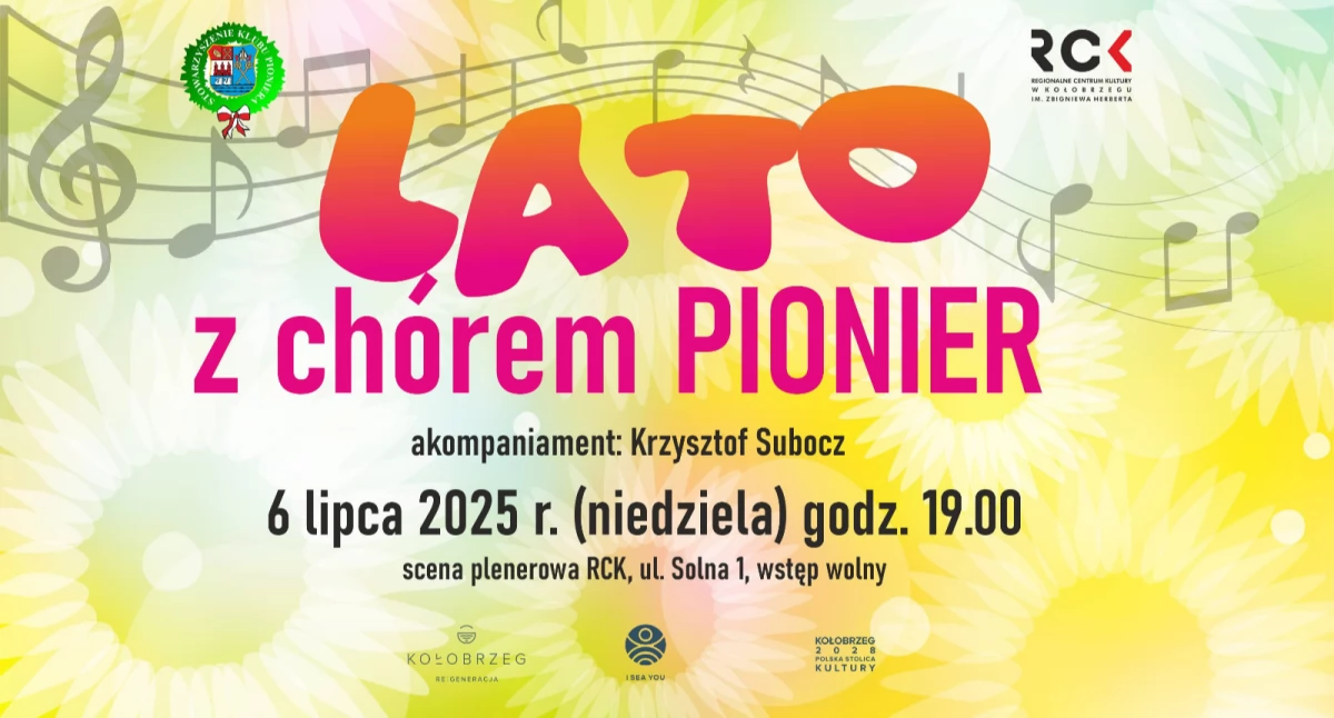 Wiadomości, Letni wieczór muzyką Kołobrzegu Bezpłatny koncert plenerowy chóru Pionier - zdjęcie, fotografia