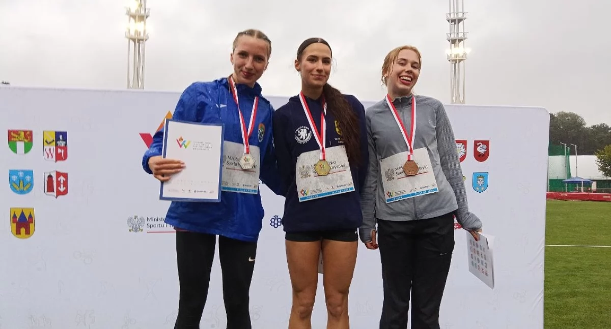 Lekkoatletyka, końca walczyła złoto Dobry start kołobrzeżanki Ogólnopolskiej Olimpiadzie Poznaniu - zdjęcie, fotografia