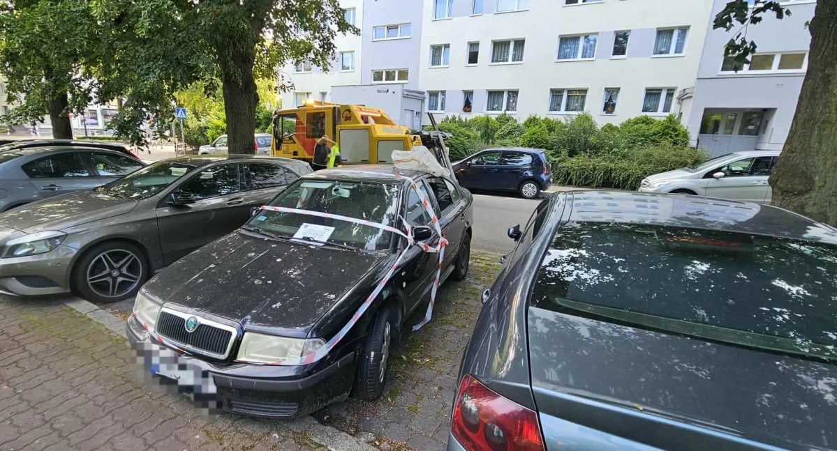 Wiadomości, Wraki znikają Kołobrzegu Kolejne odholowane - zdjęcie, fotografia