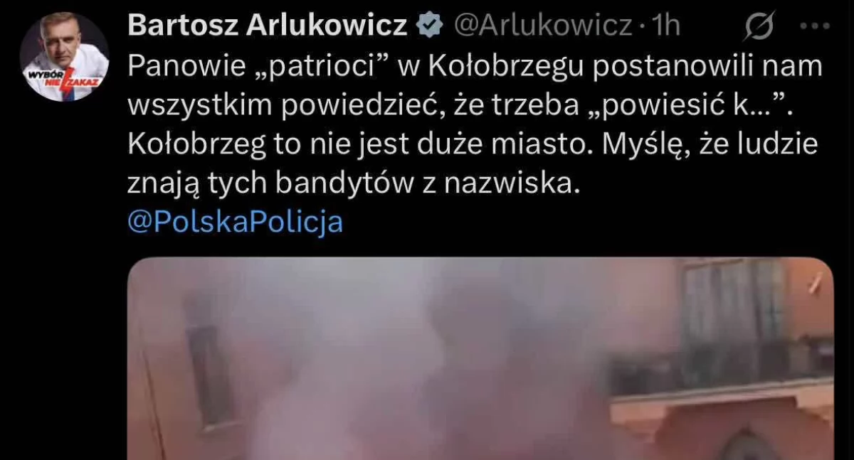 Wiadomości, Arłukowicz ostro incydentach podczas marszu antyimigracyjnego Kołobrzegu - zdjęcie, fotografia