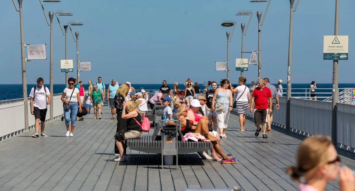 Wiadomości, Przedostatni weekend wakacji Kołobrzegu Wolnych miejsc coraz mniej - zdjęcie, fotografia