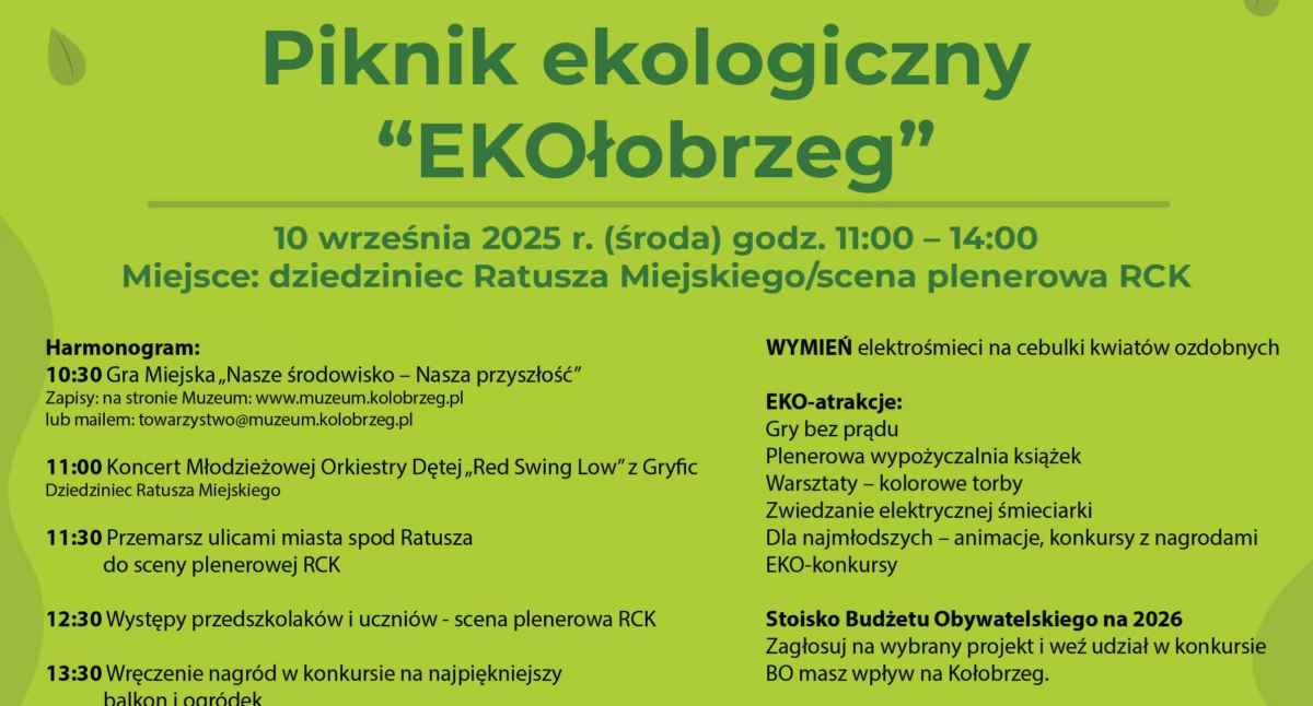 Wiadomości, Piknik ekologiczny zielone święto miasta - zdjęcie, fotografia