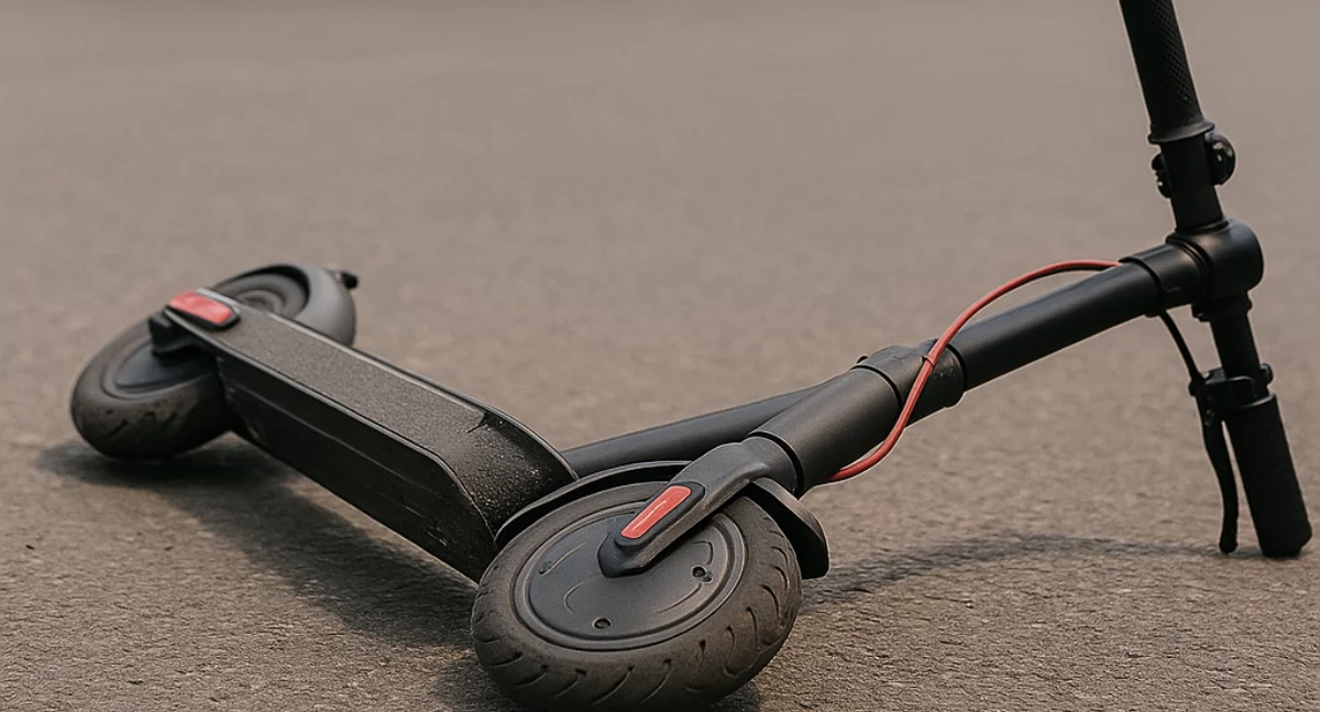 Wiadomości, Nastolatki przewróciły hulajnodze elektrycznej Jedna trafiła szpitala - zdjęcie, fotografia