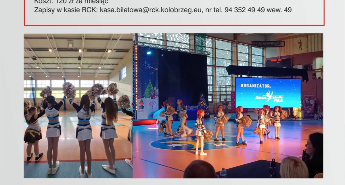 Wiadomości, Nabór zajęcia cheerleaderek - zdjęcie, fotografia