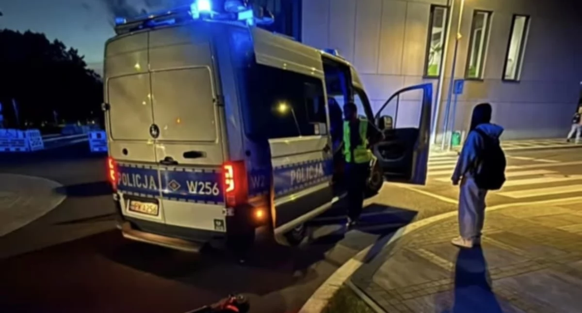 Wiadomości, Hulajnoga pędząca Koszalinie kołobrzeskiej policji głośnym zdarzeniu - zdjęcie, fotografia