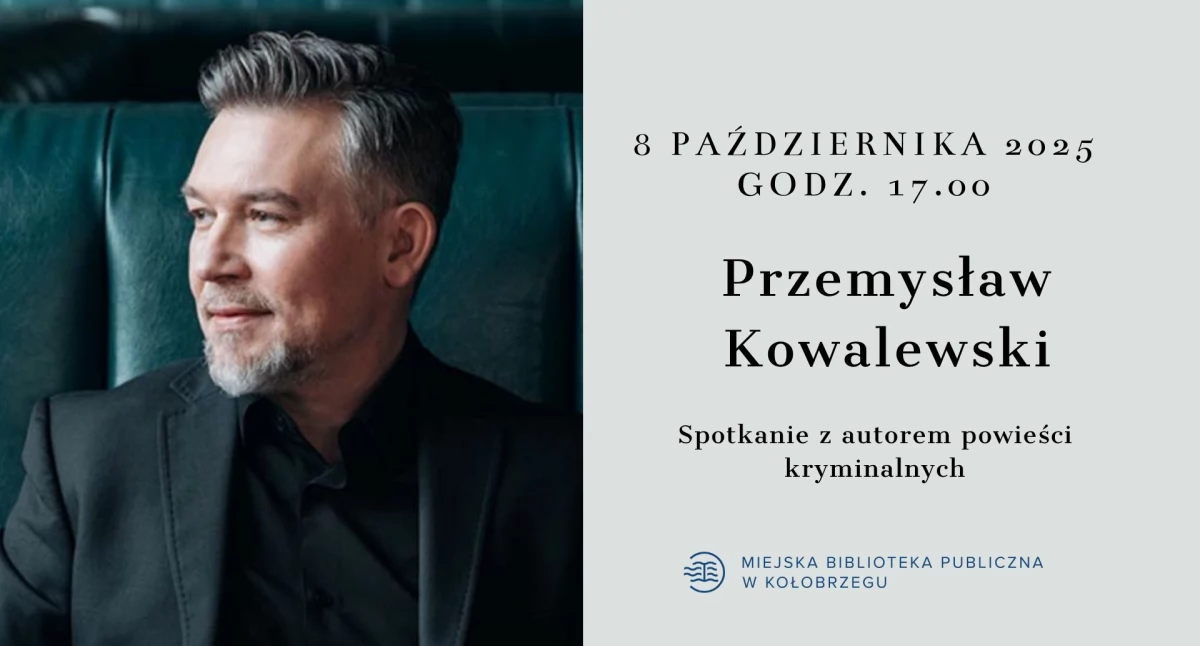 Biblioteka, Miłośnicy zagadek szykujcie Spotkanie autorem bestsellerowych kryminałów - zdjęcie, fotografia