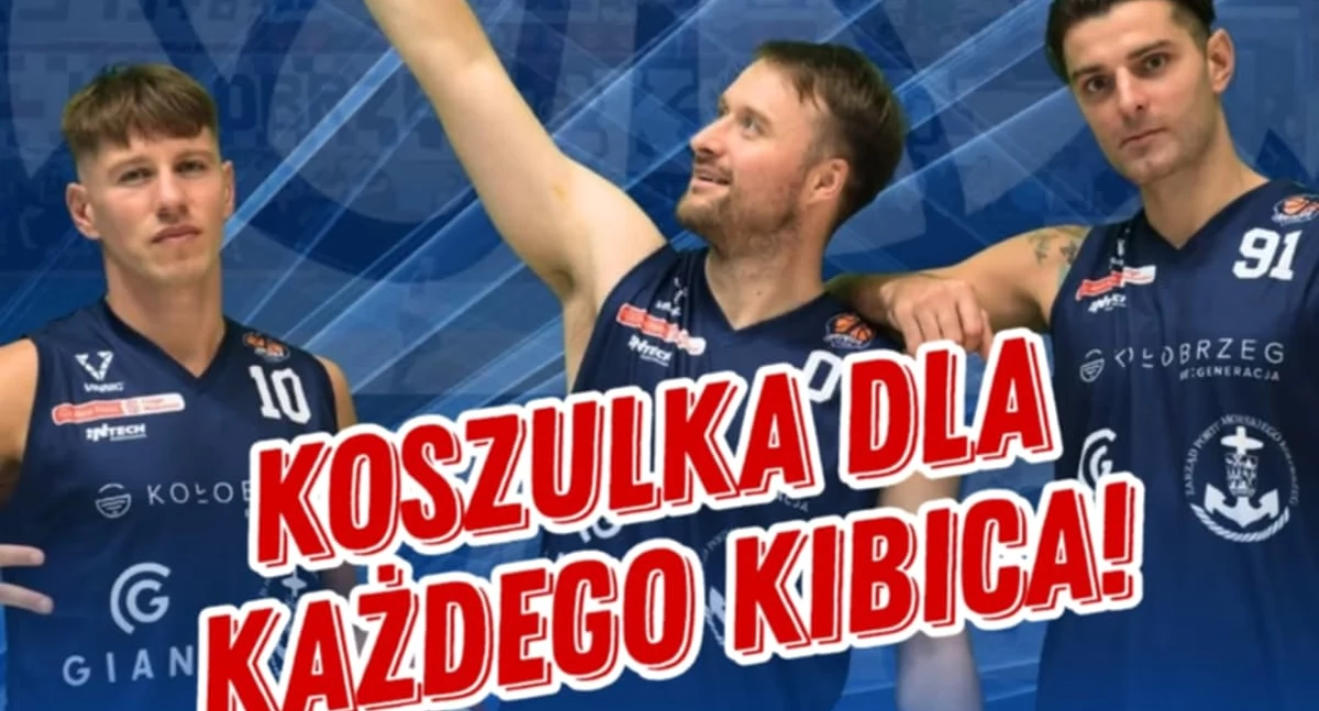 Koszykówka, Kotwica zagra sobotę Pelplinie tydzień wielka inauguracja Kołobrzegu koszulka każdego kibica - zdjęcie, fotografia