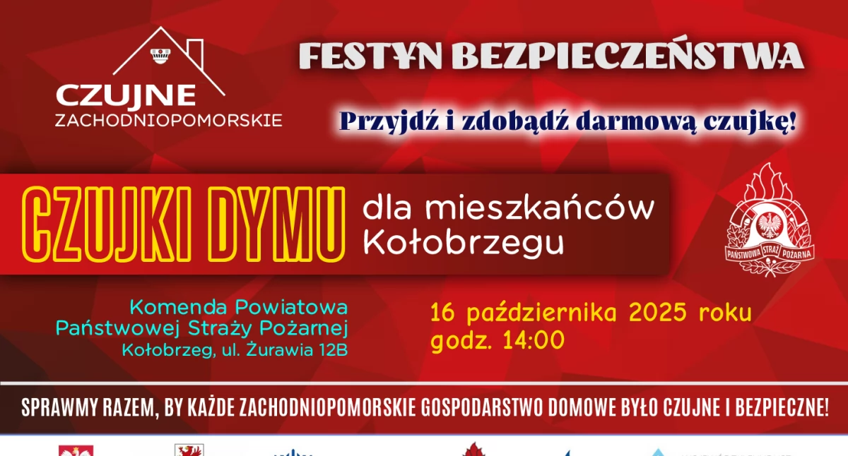 Wiadomości, Festyn Czujne Zachodniopomorskie darmowe czujki mieszkańców - zdjęcie, fotografia